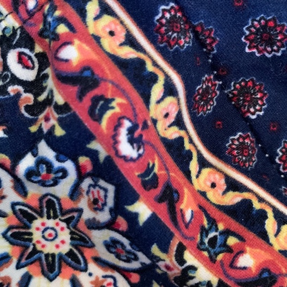 Forever 21 vertical stripe stretchy pull on flare leggings - Picture 4 of 9